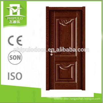 2018 swing open style classic interior melamine wooden door